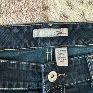 Chico's Dark Blue Denim Jeans